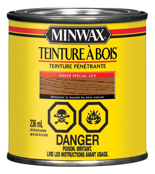 Teinture pénétrante à l'huile pour le bois Minwax - Noyer spécial - 236 mL