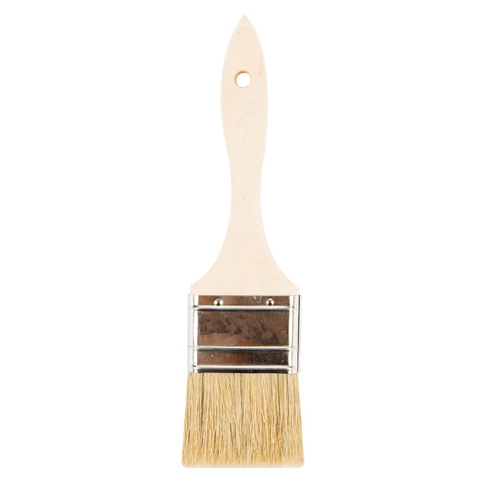 Pinceau droit jetable  manche en bois   4"