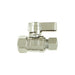 Valve miniature droite en laiton 3/8" (F) NPT X 3/8" comp PlomSource - Quincaillerie G.H. Berger