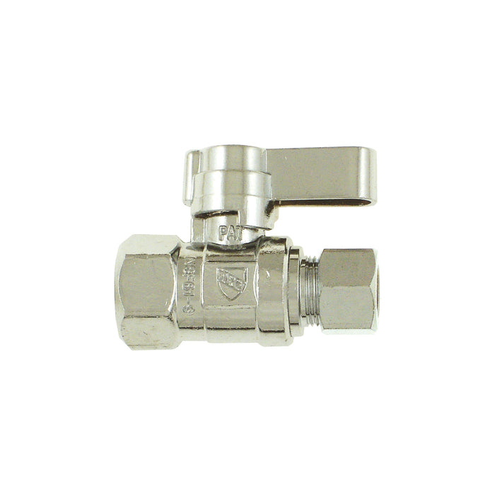 Valve miniature angulaire 1/2" (F) NPT X 3/8" comp PlomSource - Quincaillerie G.H. Berger