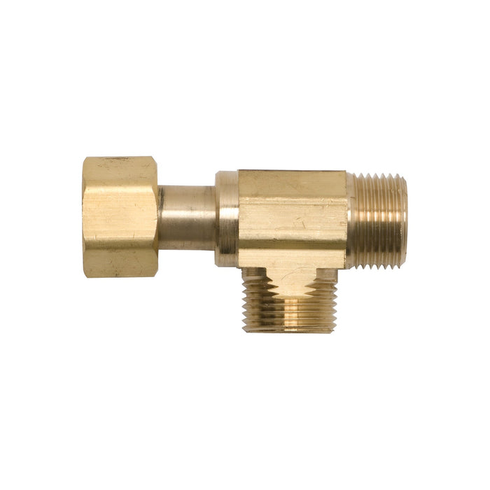 Raccord en T en laiton 3/8" comp X 1/4" comp PlomSource - Quincaillerie G.H. Berger
