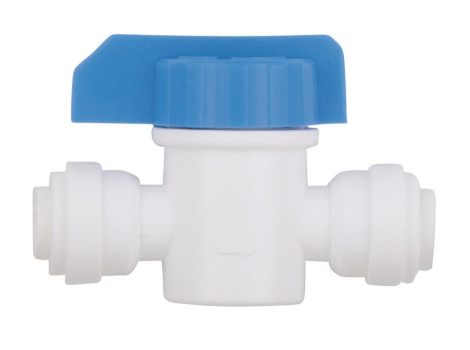 Valve à bille en polypropylène à connexion rapide 1/4"  PlomSource - Quincaillerie G.H. Berger