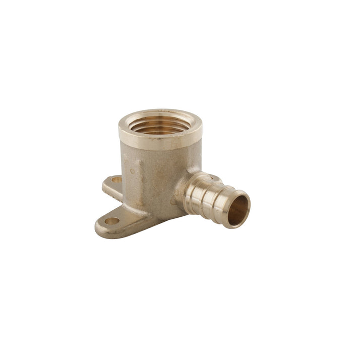 Coude de fixation en laiton pour tuyau Pex 3/4" Pex X 1/2" (F) NPT PlomSource - Quincaillerie G.H. Berger