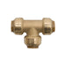 Raccord en T en laiton 1/2" Sharkbite PlomSource - Quincaillerie G.H. Berger