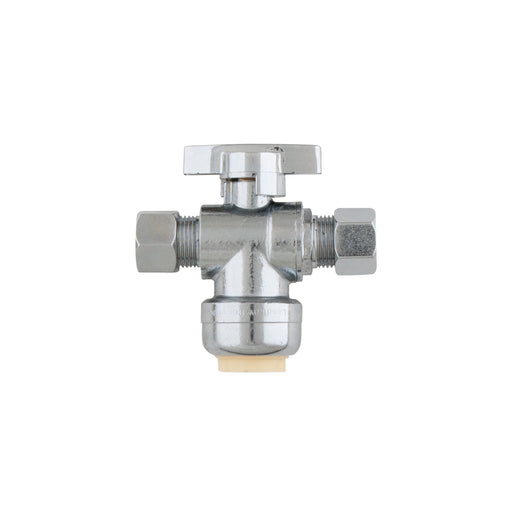 Valve à bille 1/4" Sharkbite à 3/8" comp PlomSource - Quincaillerie G.H. Berger