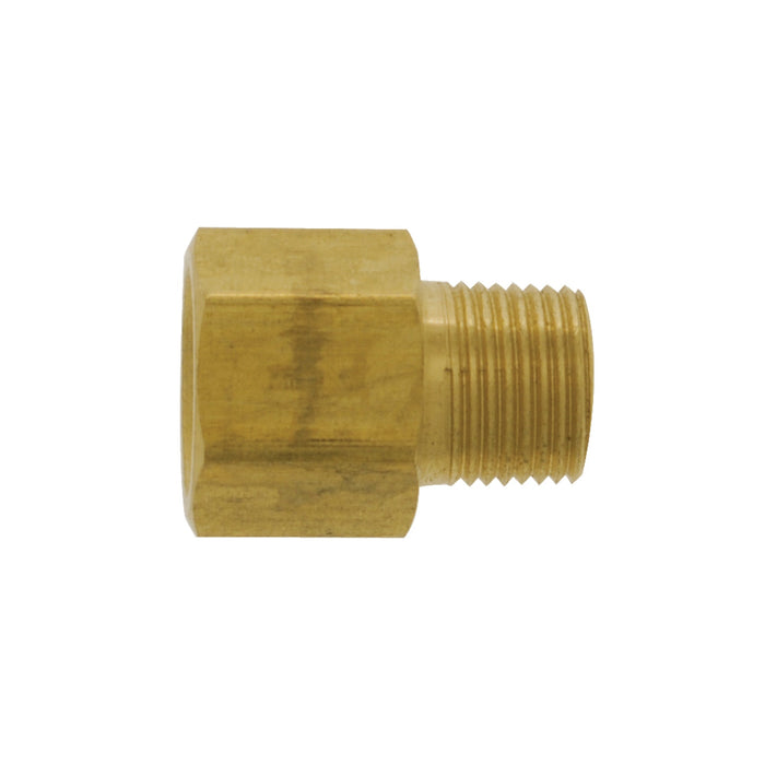 Raccord en laiton mâle/femelle 1/4" (M) NPT X 3/8" (F) NPT PlomSource - Quincaillerie G.H. Berger