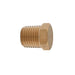 Bouchon hexagonal en laiton 1/4" (M) NPT PlomSource - Quincaillerie G.H. Berger