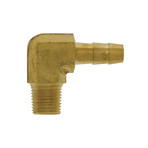 Coude en laiton 90º 1/2" cannelé X 1/4" (M) NPT PlomSource - Quincaillerie G.H. Berger