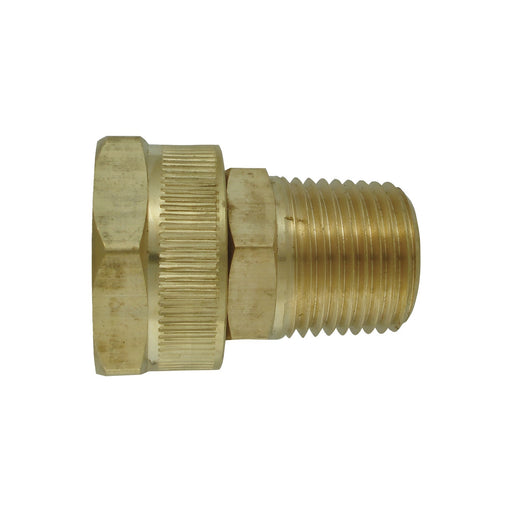 Adaptateur pivotant 1/4" (M) NPT X 3/4" (F) GHT PlomSource - Quincaillerie G.H. Berger