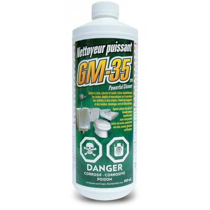 Nettoyant puissant pour les salles de bain - 909 mL Les produits de plomberie GM inc. - Quincaillerie G.H. Berger