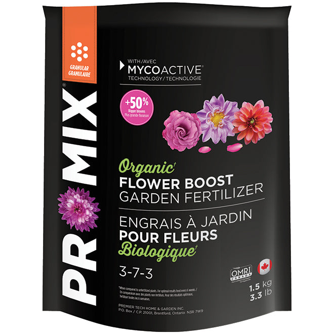 Engrais pour plantes à fleurs 3-7-3 Promix - 1.5 kg