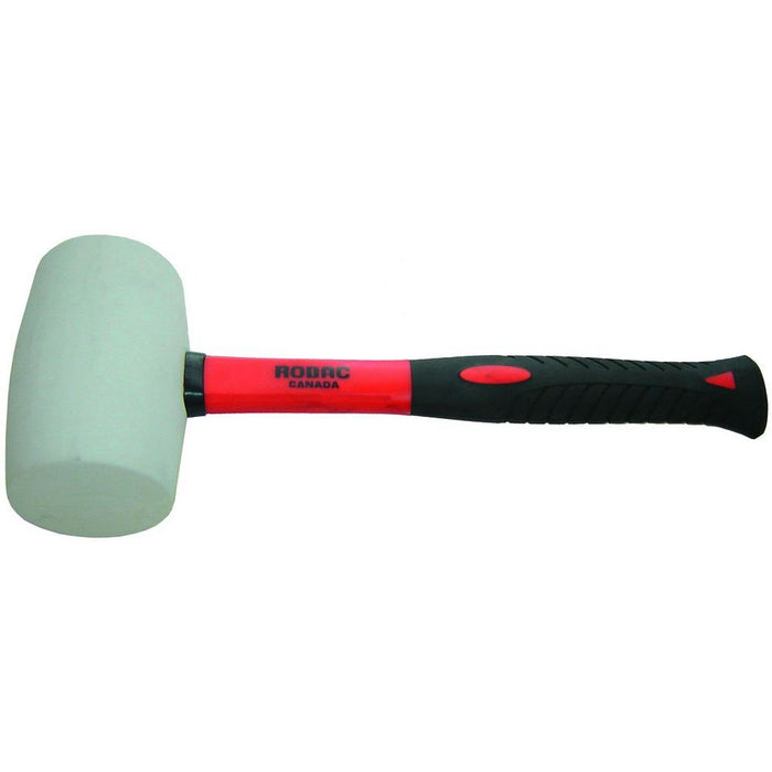 Maillet en caoutchouc 16oz avec manche en fibre de verre