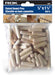 Chevilles en bois cannelées 1/4" X 1-1/2" - Paquet de 100 ROK - Quincaillerie G.H. Berger