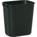 Poubelle rectangulaire en plastique noire Rubbermaid 16 L - Quincaillerie G.H. Berger