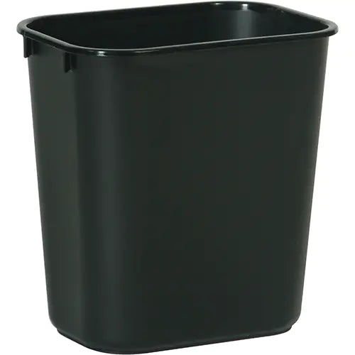 Poubelle rectangulaire en plastique noire Rubbermaid 24 L - Quincaillerie G.H. Berger