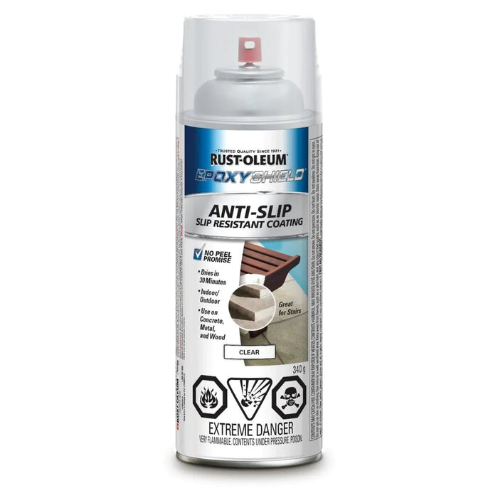Revêtement antidérapant en aérosol Rust-Oleum EpoxyShield 340g - fini mat - Transparent - Quincaillerie G.H. Berger