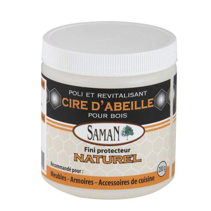 Cire d'abeille au fini naturel - 200 g SamaN