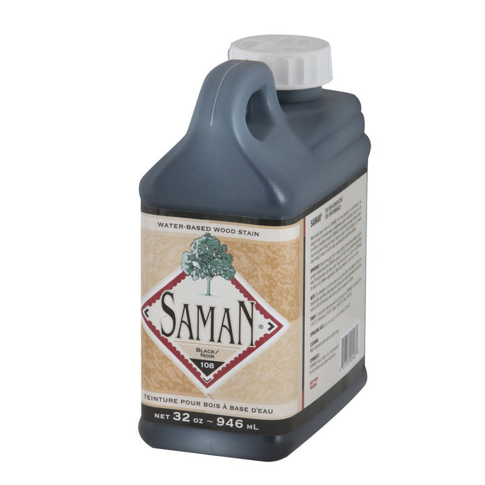 Teinture pour bois à base d'eau - Noir - 946 mL