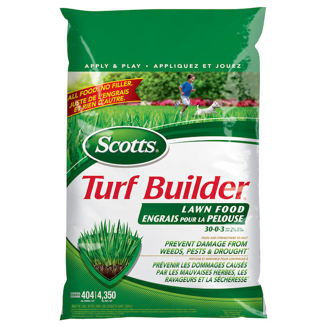 Engrais à gazon Turf Builder Scotts 30-0-3 - 5.2 kg