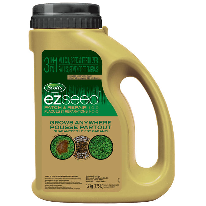 Semence à gazon 3-en-1 EZSeed 1-0-0 - 1.7 kg Scotts