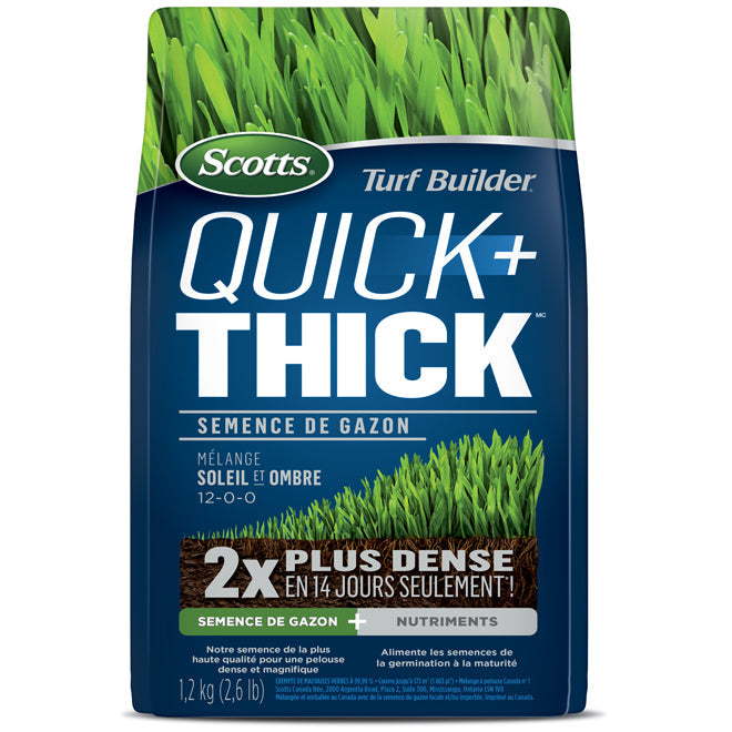 Semence à gazon Turf Builder Scotts pour zone ombragée - 1.2 kg