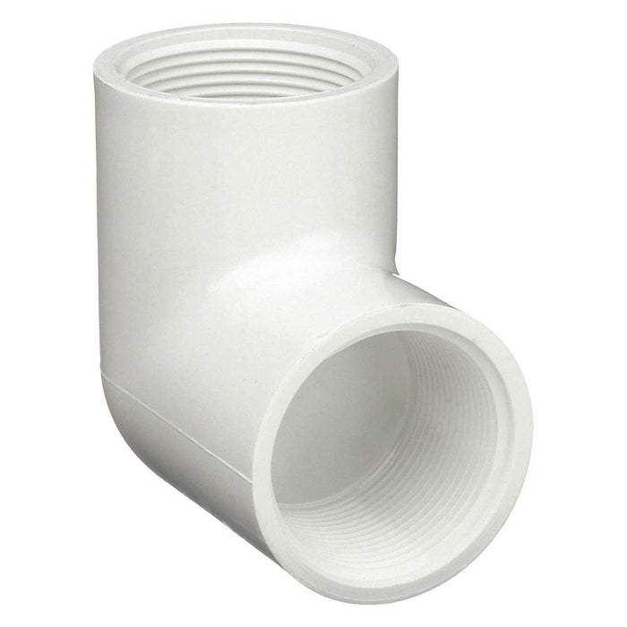 Coude 90º en PVC blanc SCH40 3/4" (F) NPT Spears - Quincaillerie G.H. Berger