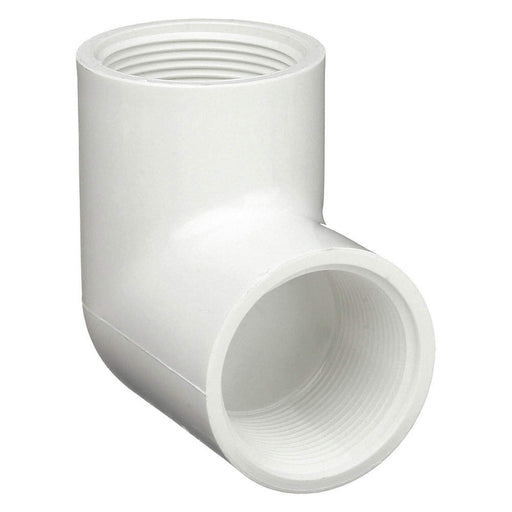Coude 90º en PVC blanc SCH40 1-1/4" (F) NPT Spears - Quincaillerie G.H. Berger