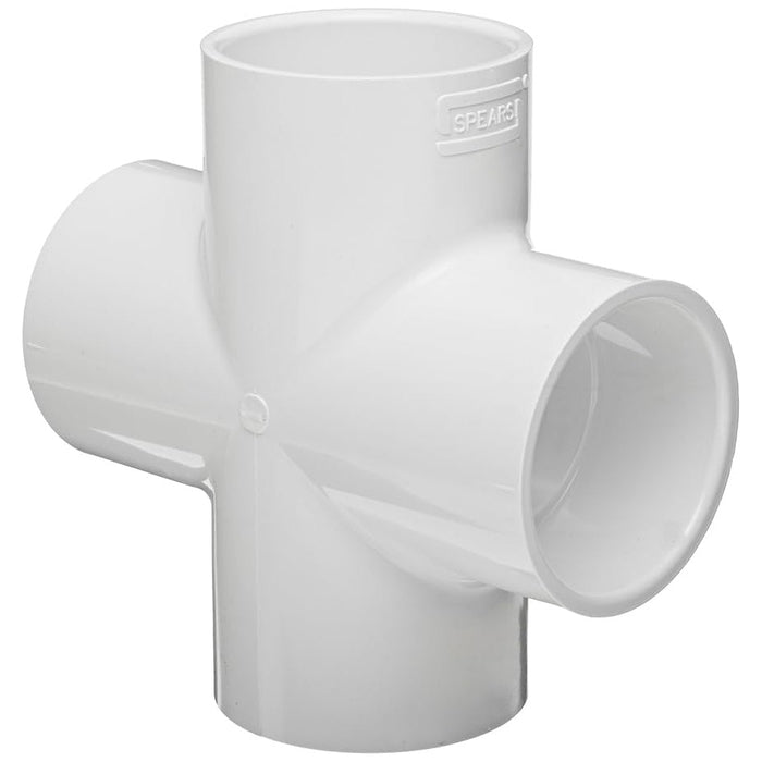 Croix en PVC blanc SCH40 1/2" Spears - Quincaillerie G.H. Berger