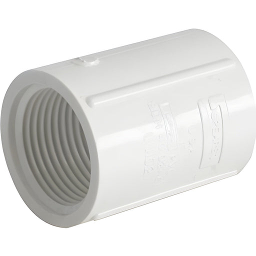 Manchon en PVC blanc SCH40 3/4" Spears - Quincaillerie G.H. Berger