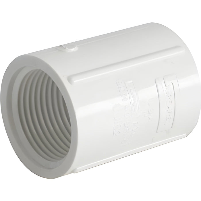 Manchon en PVC blanc SCH40 3/4" Spears - Quincaillerie G.H. Berger