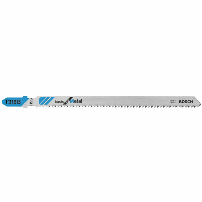 Pqt. 5 lames Basic à métal, en «T» (5-1/4"x14dpp)