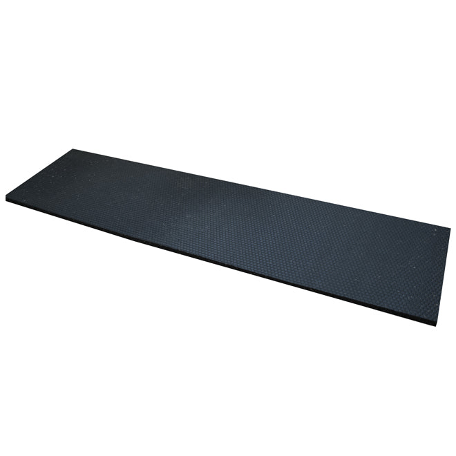 Couvre-marche en caoutchouc noir 1/2" X 8" X 36" TECHNOFLEX