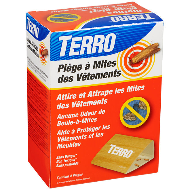 Pièges à mites non toxiques Terro - Paquet de 2