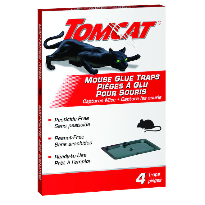Piège à souris collant Tomcat - Paquet de 4