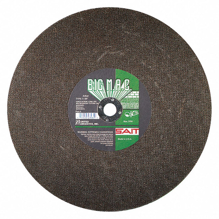 Meule de tronçonneuse Big M.A.C. 12" pour béton
