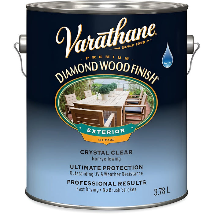 Vernis diamant extérieur pour le bois lustré - 3.78 L