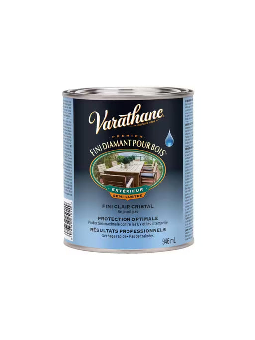 Vernis diamant extérieur pour le bois  semi-lustré - 946 mL Varathane - Quincaillerie G.H. Berger