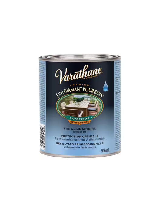 Vernis diamant extérieur pour le bois  semi-lustré - 946 mL Varathane - Quincaillerie G.H. Berger