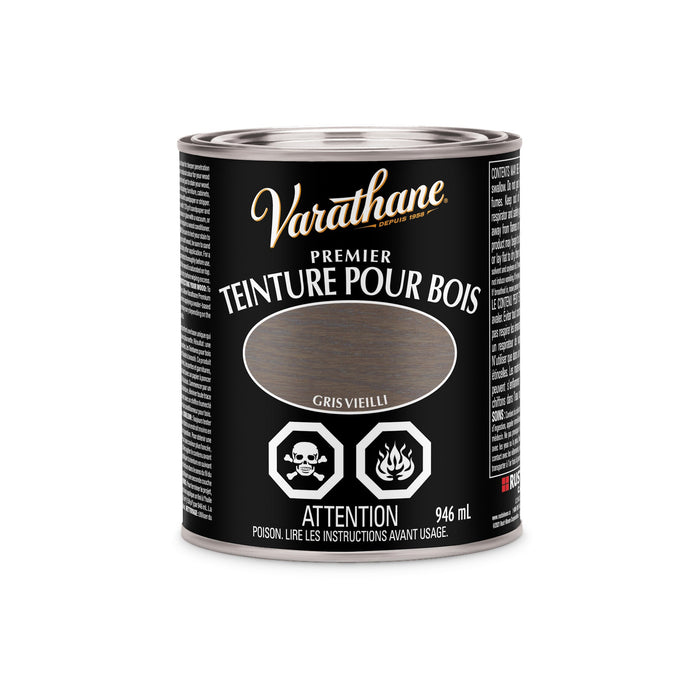 Teinture intérieure premium à l'huile - Gris vieilli - 946 mL Varathane