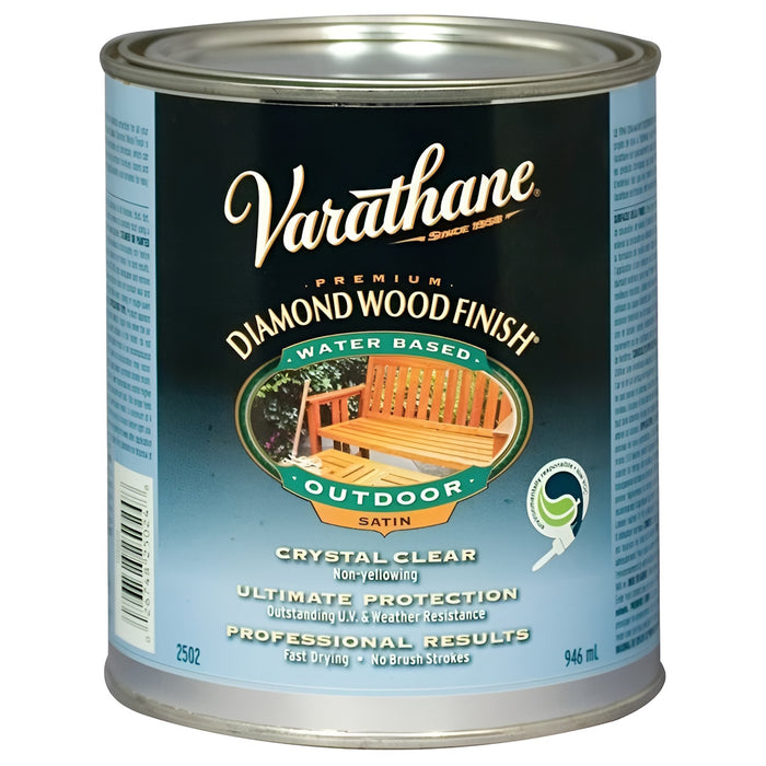 Vernis diamant extérieur pour le bois satiné - 946 mL