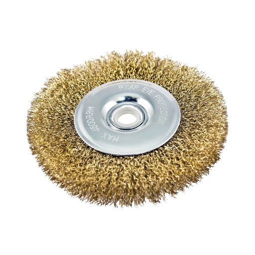 Brosse métallique 4" pour rectifieuse Vulcan - Quincaillerie G.H. Berger