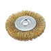 Brosse métallique fil fin 4" pour rectifieuse Vulcan - Quincaillerie G.H. Berger