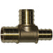 Raccord en T en laiton 1/2" X 3/4" X 3/4" Pex Waterline - Quincaillerie G.H. Berger