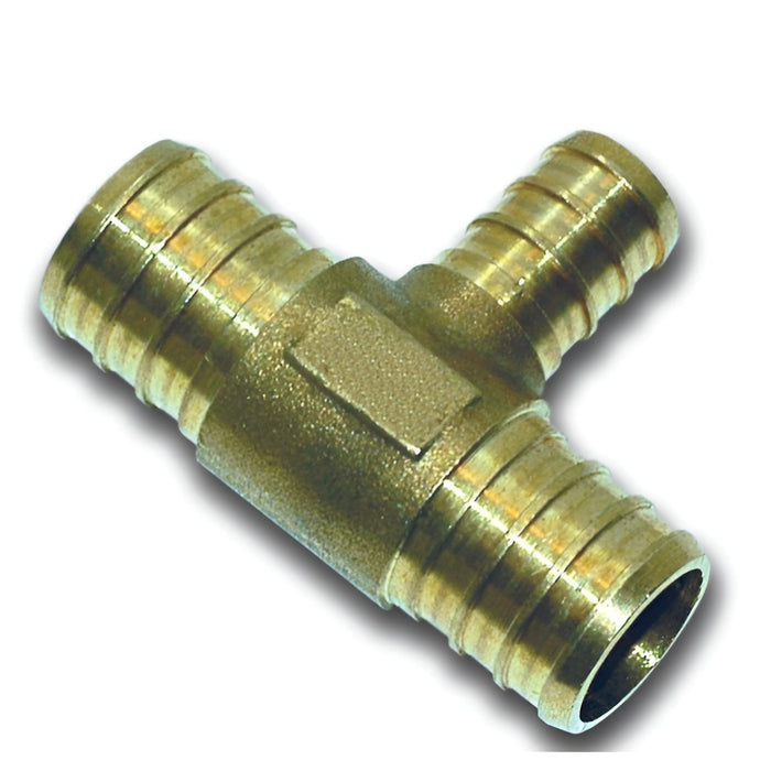 Raccord en T en laiton 3/4" X 3/4" X 1/2" Pex Waterline - Quincaillerie G.H. Berger