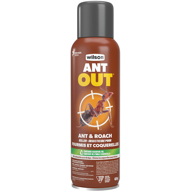 Insecticide Ant Out pour fourmis et coquerelles - 425 g Wilson