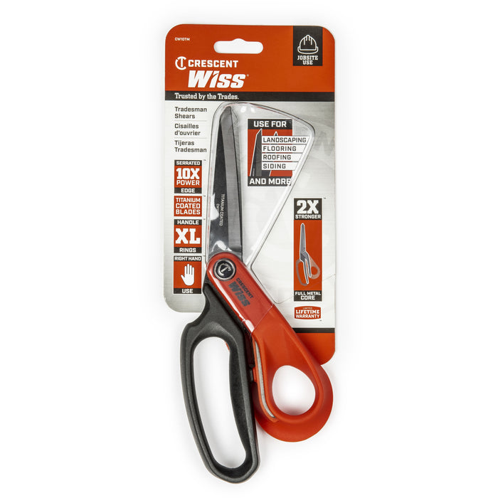 Cisailles robuste 10", pour ouvrier