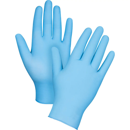 Gants de nitrile bleus 4.5 mils résistants aux perforations - Quincaillerie G.H. Berger