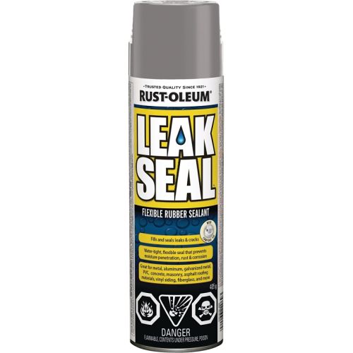 Calfeutrant en caoutchouc flexible Leak Seal aérosol - Gris - 405 g