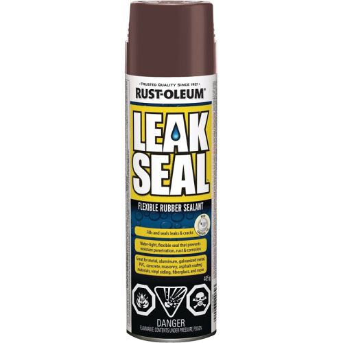 Calfeutrant en caoutchouc flexible Leak Seal aérosol - Brun - 405 g